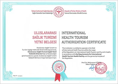 International Health Tourism Authorization Certificate